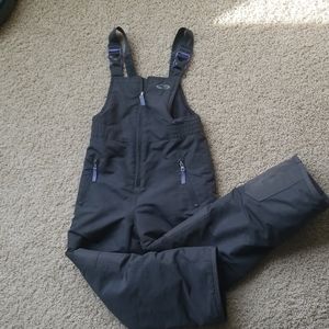Girls overall bibs winter snow pants